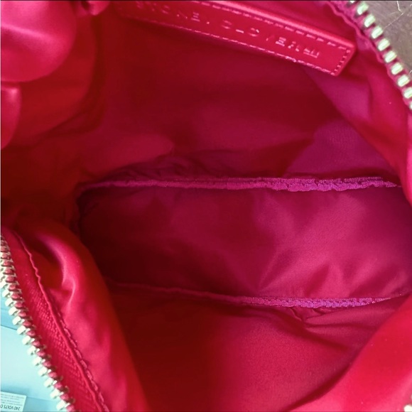 🆕 Stoney Clover Lane Ruby Red Nylon Classic Scrunch Handle Bag - Picture 5 of 14